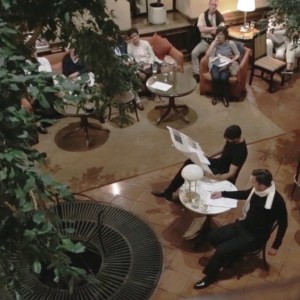 A. Schnitzler "Gespräch in der Kaffeehausecke"